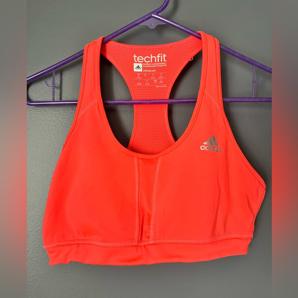 adidas Vibrant Pink Sports Bra